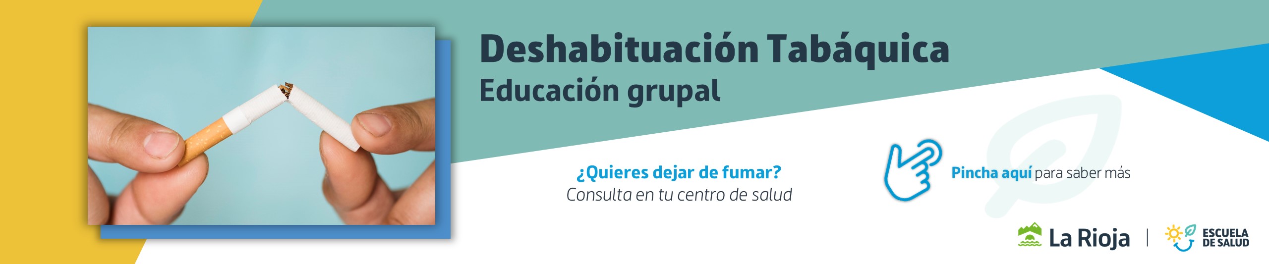 Grupos de deshabituación tabáquica en tu Centro de Salud